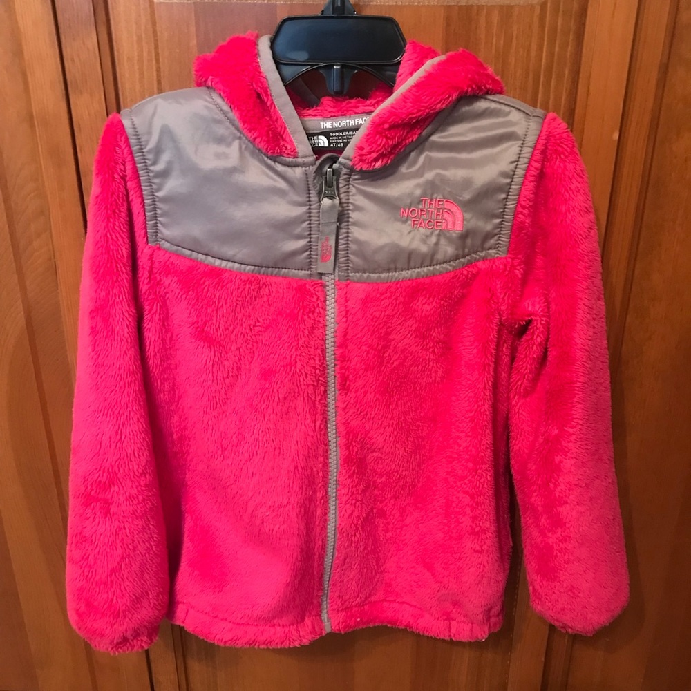 North Face hooded fleece size 4t